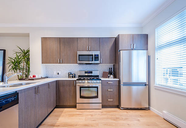 Modern kitchen in luxury house.